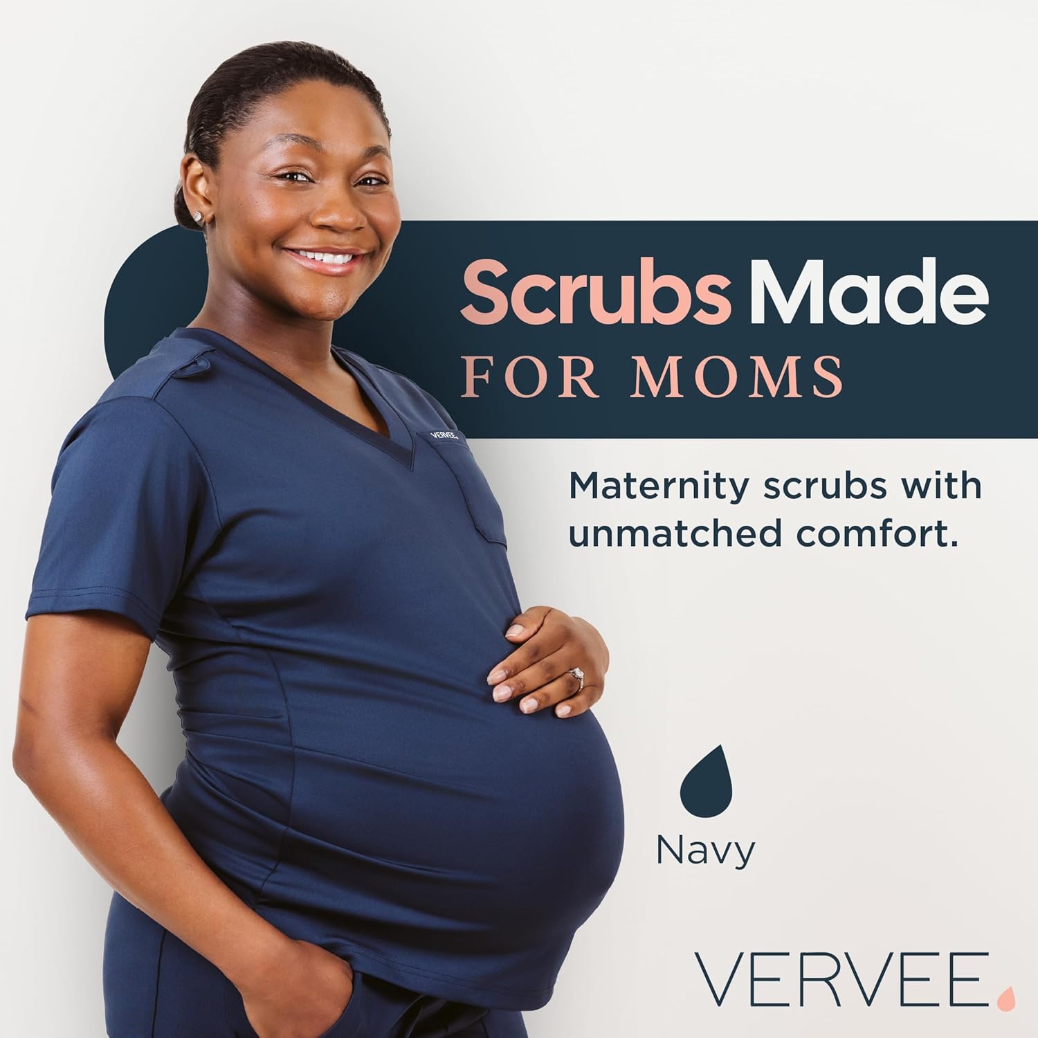 OG Maternity Scrub Top – Breathable & Comfortable Pregnancy Scrubs