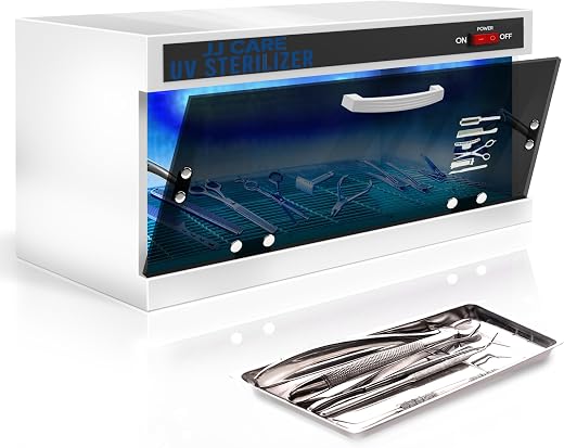 JJ CARE [PROFESSIONAL] Sterilizer Box for Salon, Sanitizer Box, 7.4 L Capacity Autoclave Sterilizer Machine for Salon, Bea...