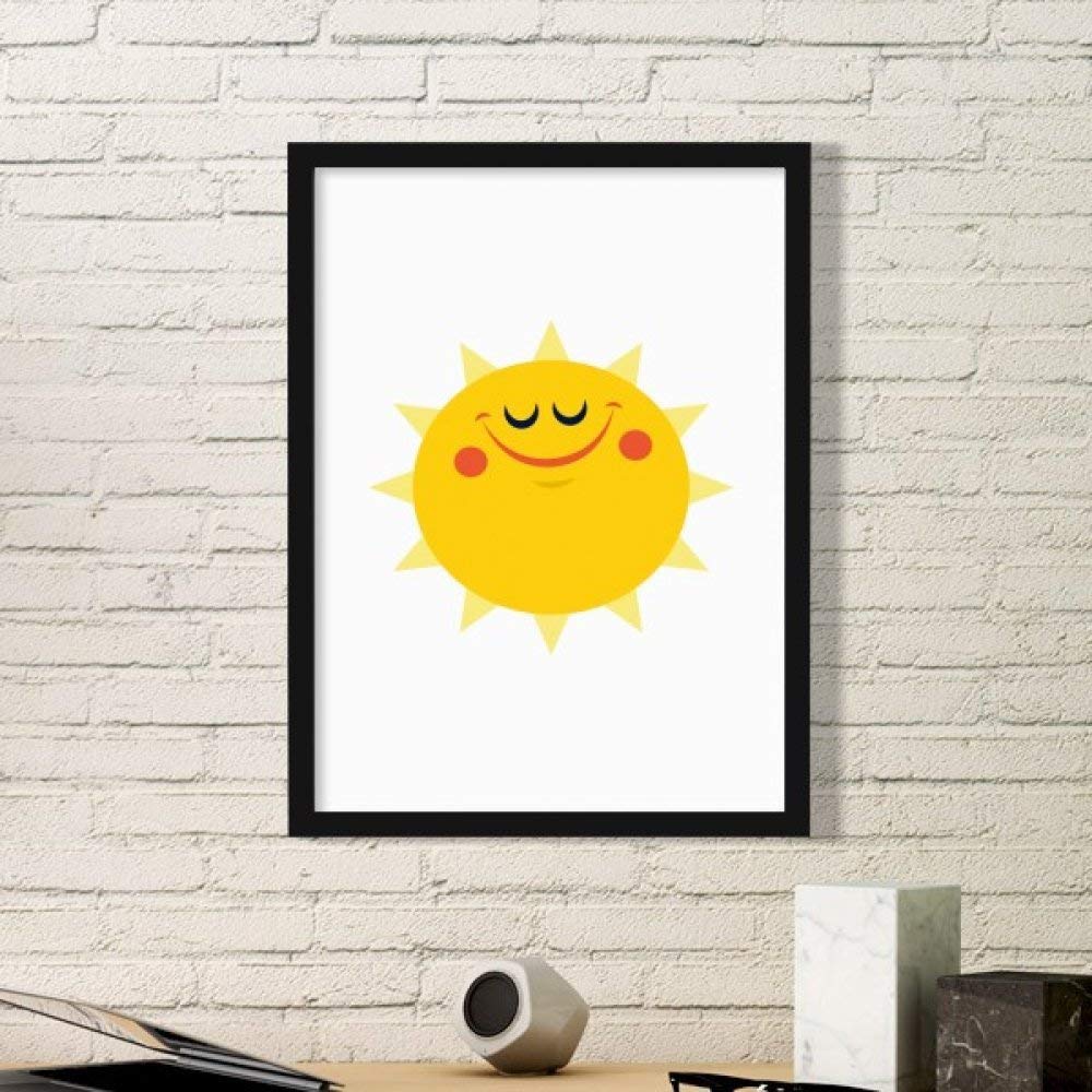 Art de cadre photo d'univers et alien souriant DIYthinker noir de taille moyenne pour mur
