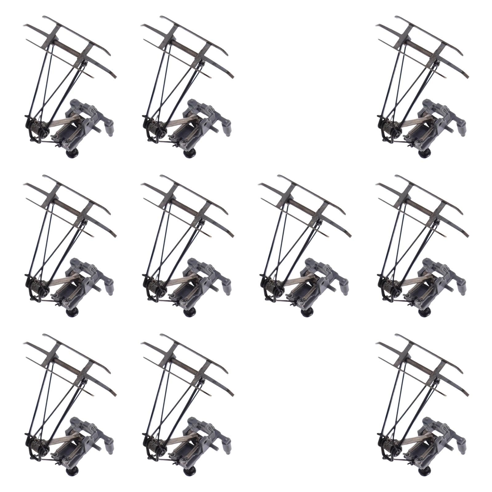 10 Unités Train Model Arm Pantographs Bow for Railway Landscaping Ho Scale
