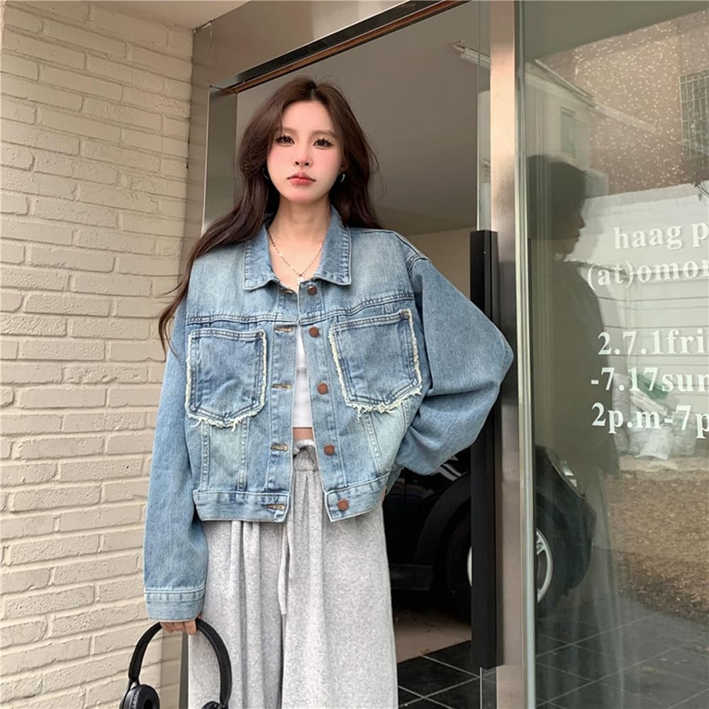 阿羅守鼓　ダークブルー デニムジャケット Mサイズ フラワー柄ポケット 阿羅守鼓ダークブルー デニムジャケット Mサイズ フラワー柄ポケット