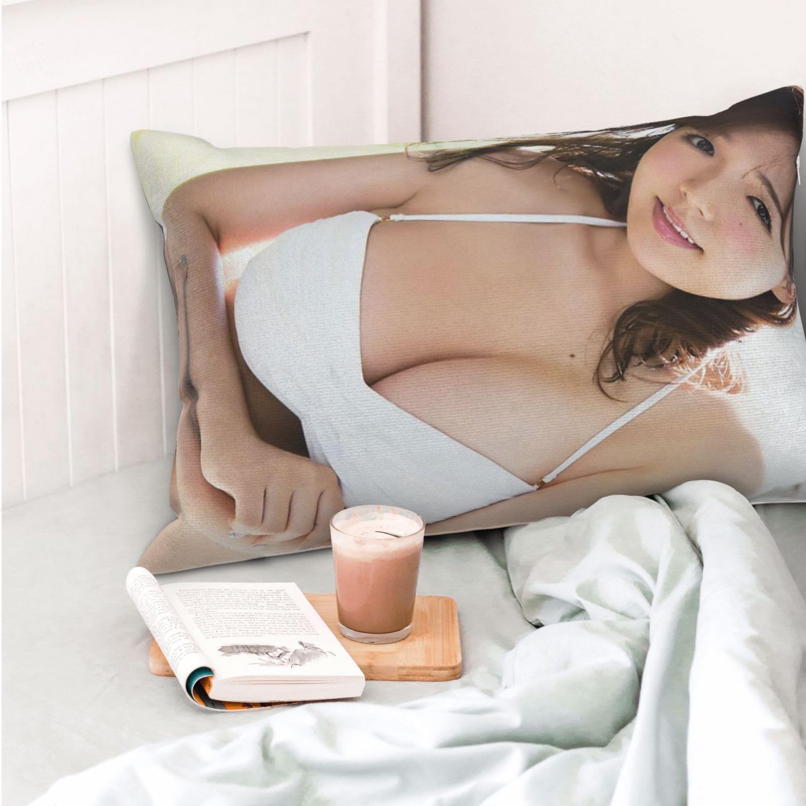Amazon｜篠崎愛 枕カバー まくらカバー 抱き枕カバー 洗える 四節通用