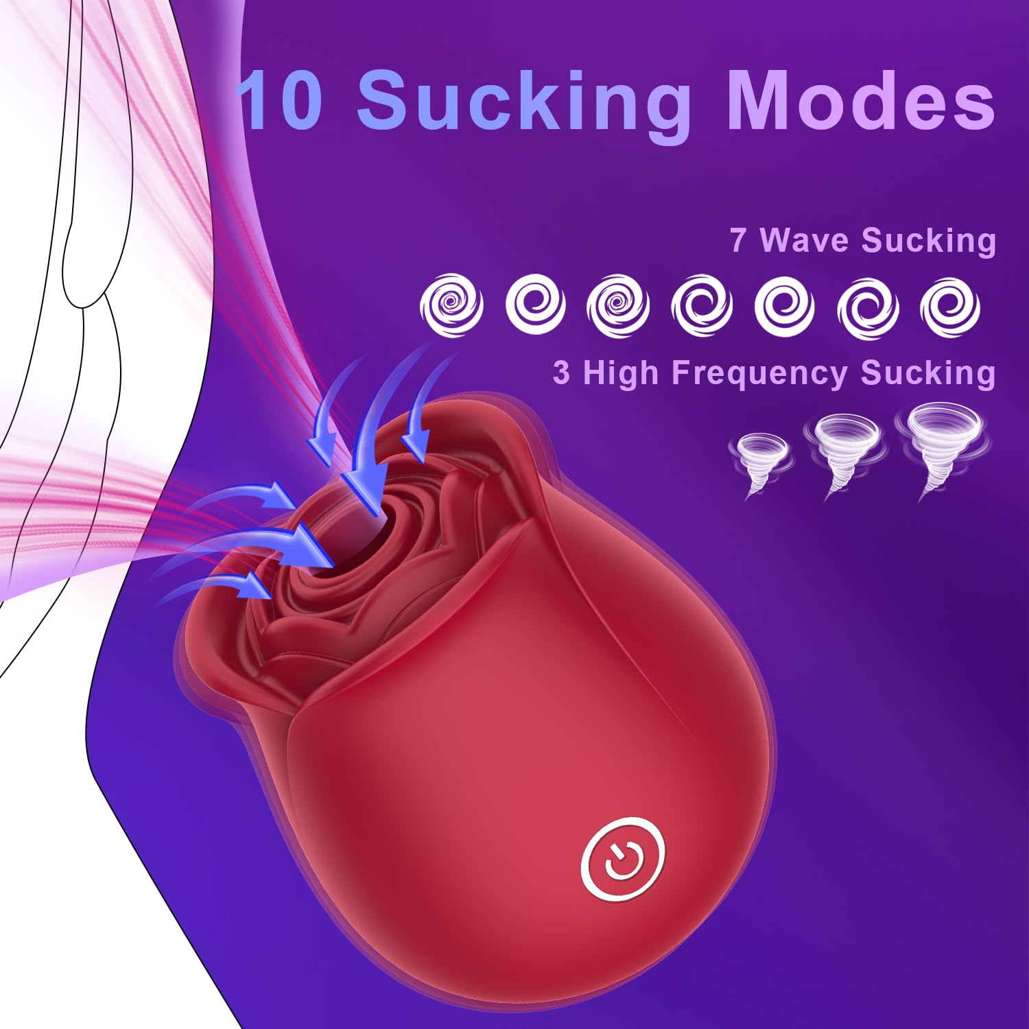Amazon.com: Rose Sex Toy for Women, Sucking Vibrator, Clitoral Nipple  Stimulator,10 Sucking Modes with Vibrating,G-spot Rose Sucker, Adult Toy  for Women Female Adult Sex with Magnetic Charger (Red) : Health & Household