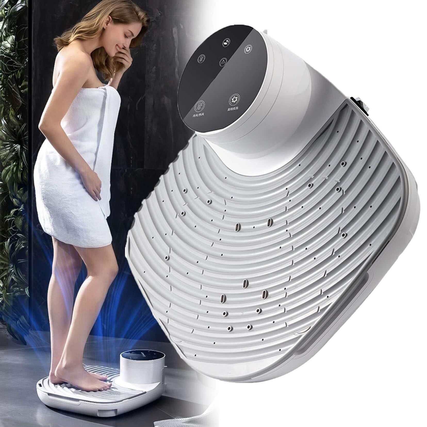 Full Body Dryer with Negative Ion Technology Portable Hair Skin Dryer Hot Cold Air Modes Waterproof Touch Screen