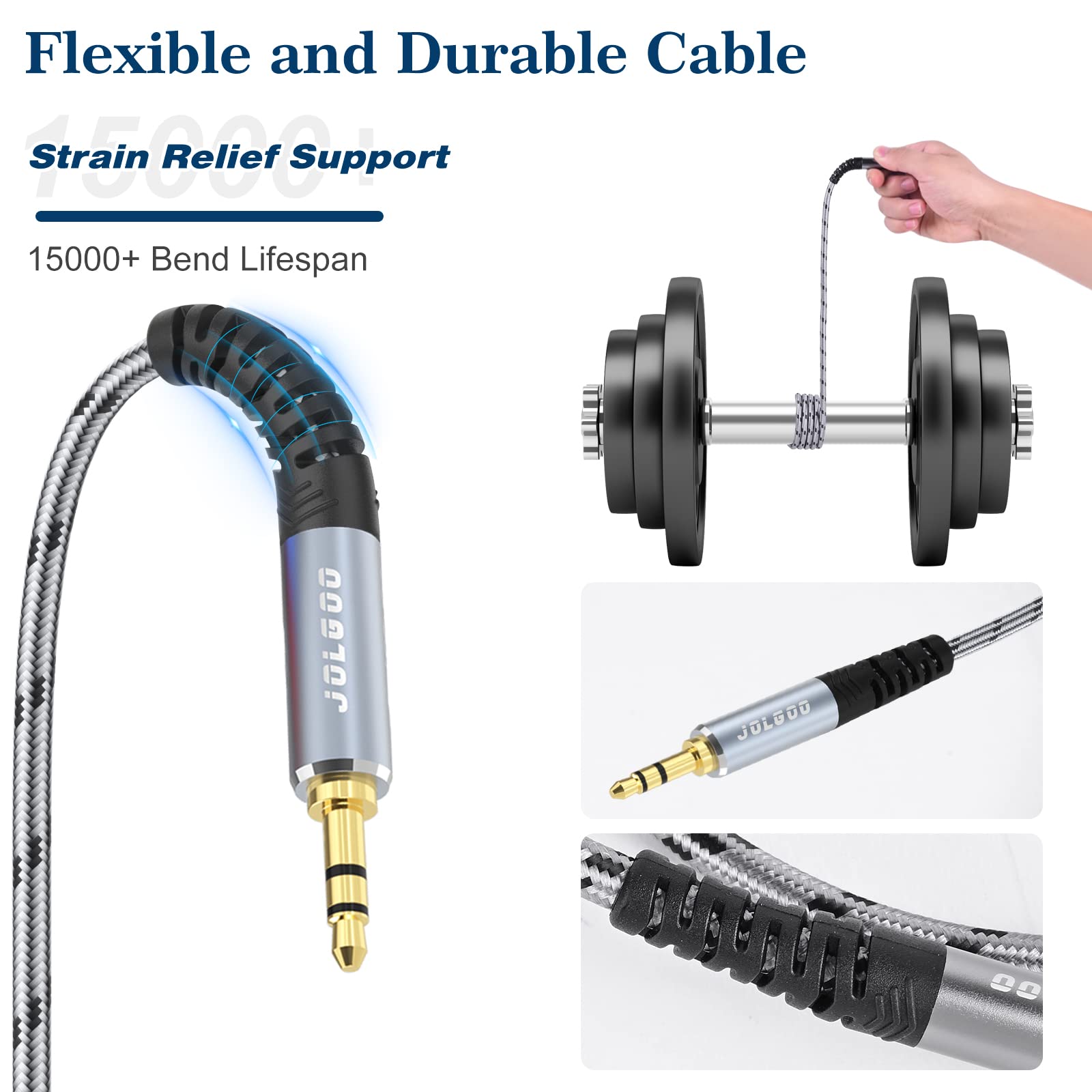 Adattatore Audio JOLGOO 3.5mm Femmina A XLR Maschio 0.3m - Per Collegare Dispositivi Audio - Foto 4