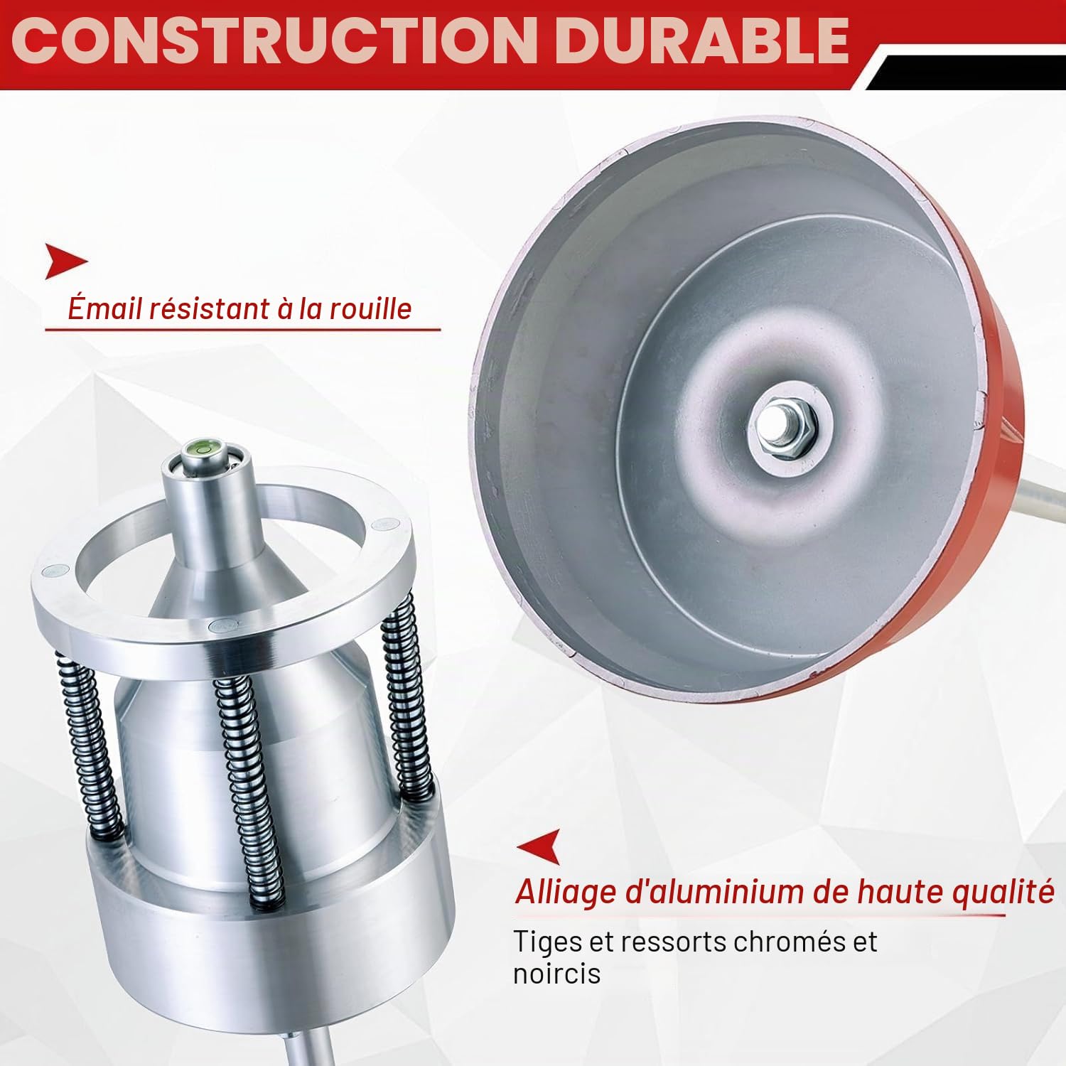 Équilibreur de Pneu de Voiture, Camion de Voiture Van Bike Portable Moyeux de Roue Pneu Balancer Niveau à Bulle Heavy Duty Bord pour Voiture, Coffre Léger, Ramassage