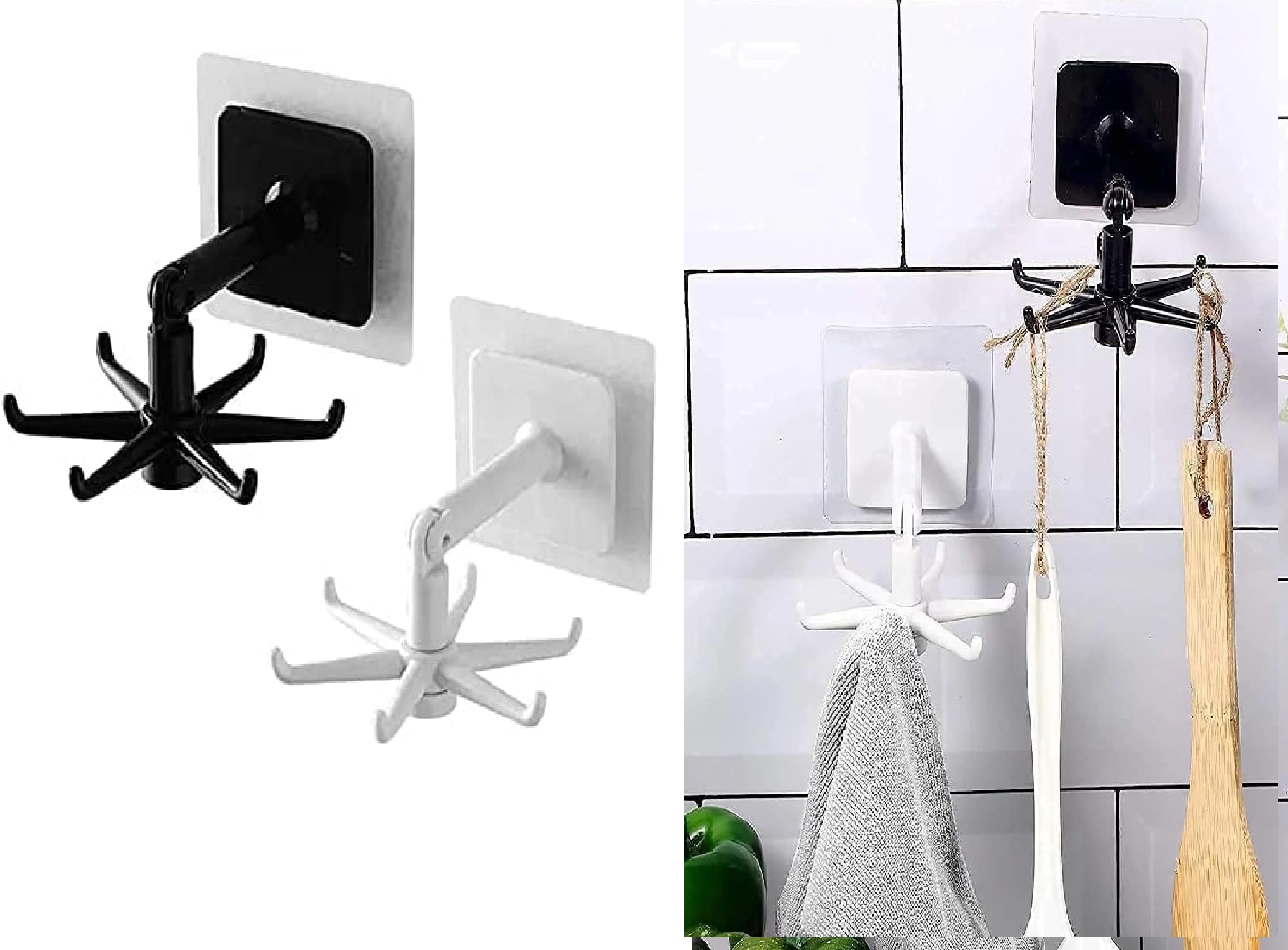 See full amazon price history chart for QAWACHH (Pack of 2 Kitchen Hook Rotating 360 Degree Bathroom self Adhesive Home Wall Hanging Hanger Hooks Utility Office Sticker Heavy Folding QAWACHH (Pack of 2 Kitchen Hook Rotating 360 Degree Bathroom self Adhesive Home Wall Hanging Hanger Hooks Utility Office Sticker Heavy Folding (B0C9X6F6MK) Amazon Price History, Amazon Price Tracker