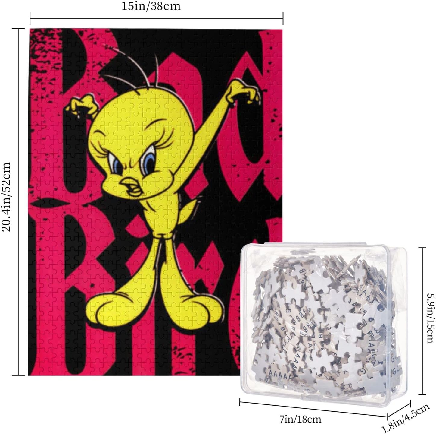 工場直送 パズル トゥイーティー 1 アニメ ジグソーパズル 木製 1000ピース キャラクター 減圧 レジャー 萌えグッズ プレゼント 大人 子供向け パズル 男の子 女の子 人気 かわいい 贈り物 75 50cm G55 Gts Com Pe