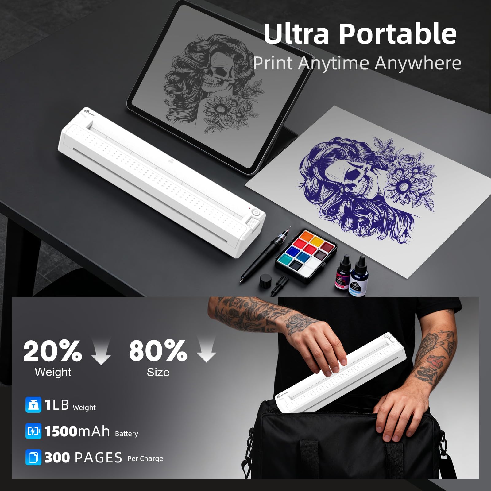 Amazon.com: TATOPRT Milestone M9 Professional Tattoo Stencil