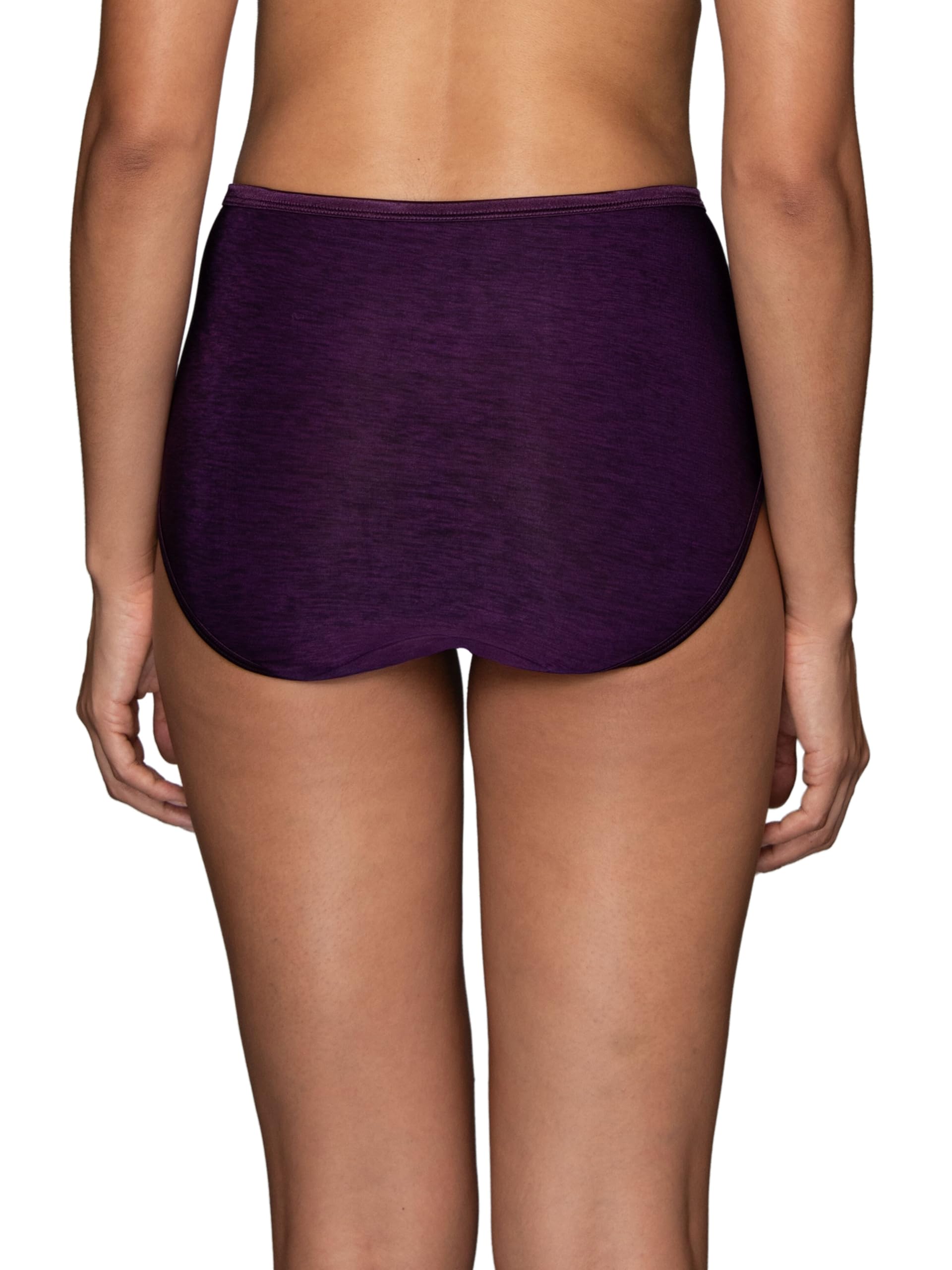 Vanity Fair Women's Illumination Brief Panties (Regular & Plus Size), Sangria, 8