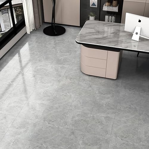 Miniatura 22 de WESTICK 20 azulejos de mármol para baño, impermeables, de 12 x 12 pulgadas, autoadhesivos, azulejos de vinilo para despegar y pegar, azulejos