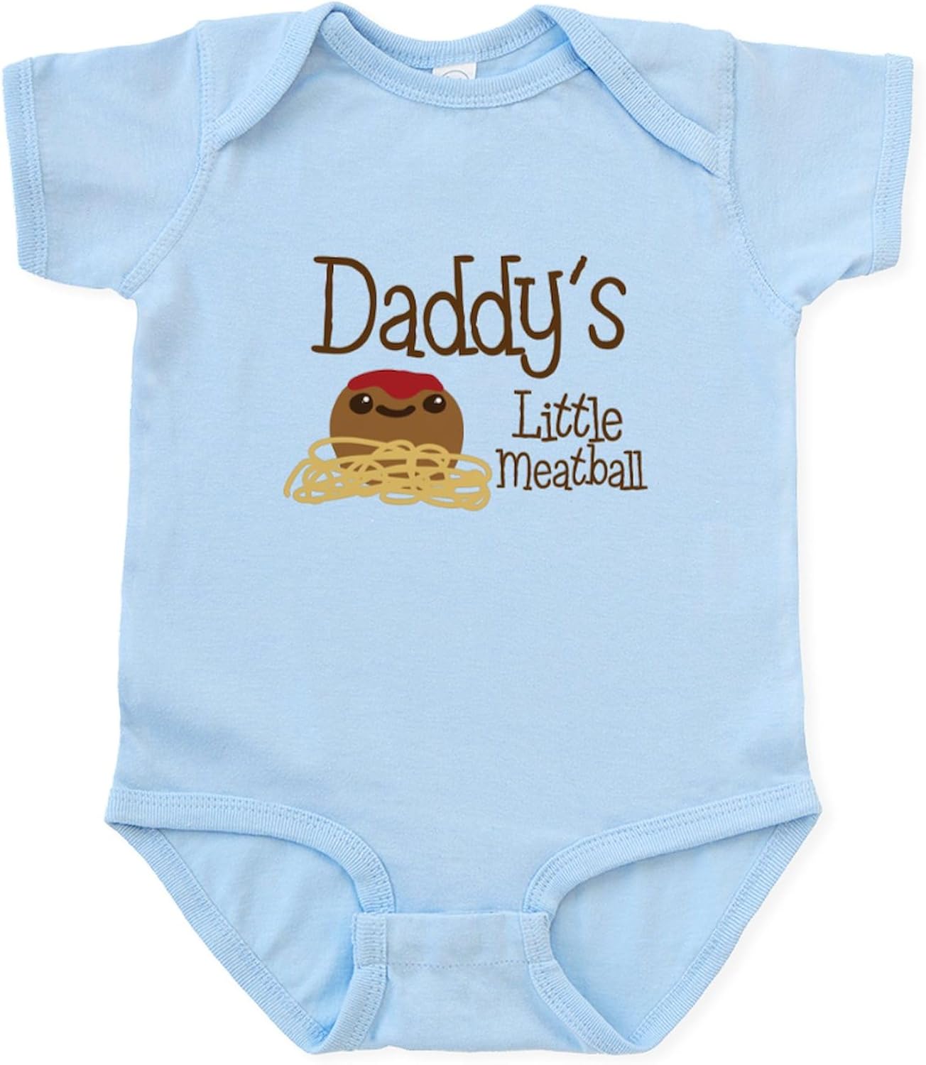 CafePress Daddy's Little Meatball Body Suit Cute Infant Bodysuit Baby Romper
