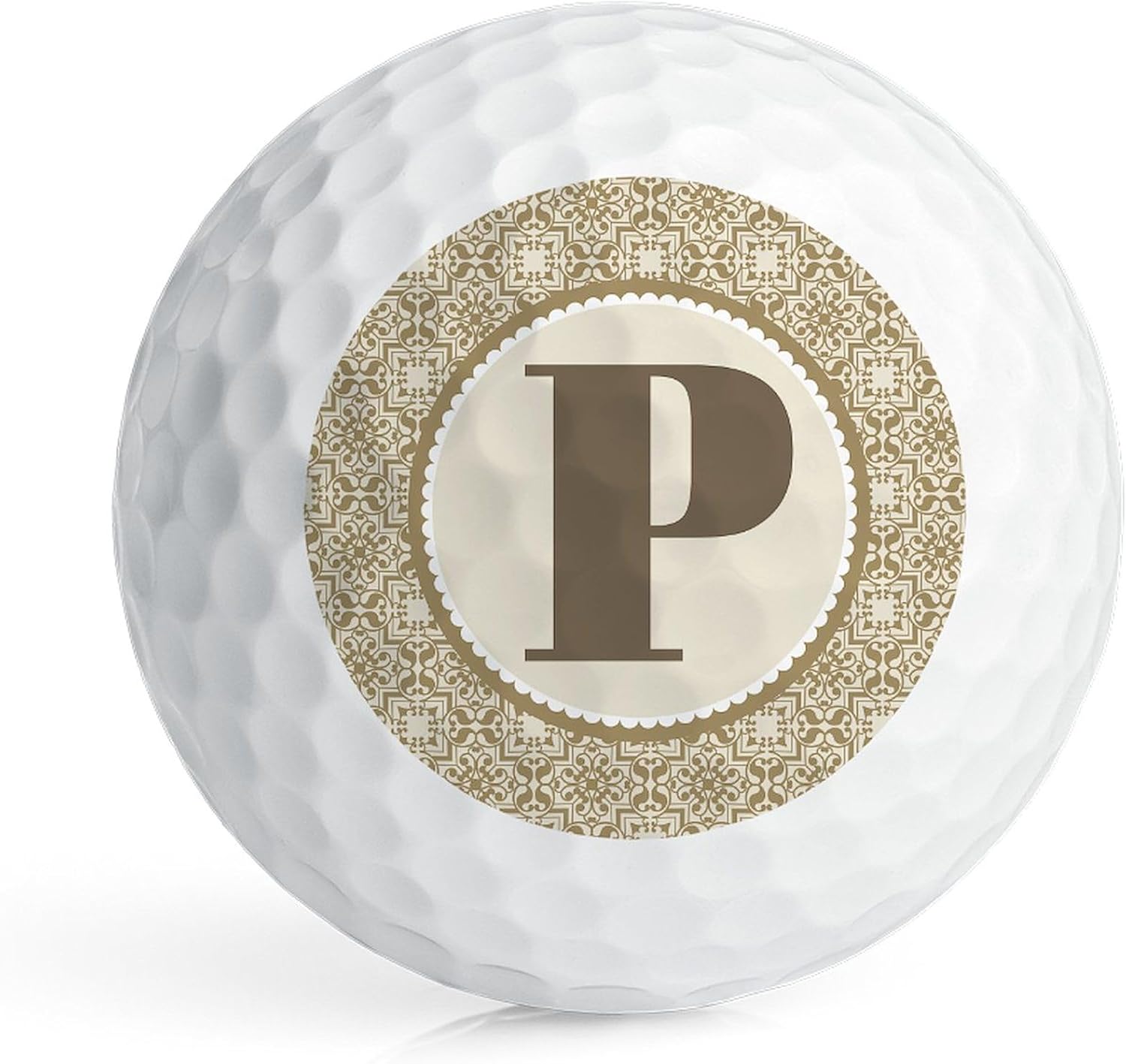 CafePress Monogram Letter P Novelty Golf Balls (Pk of 12)