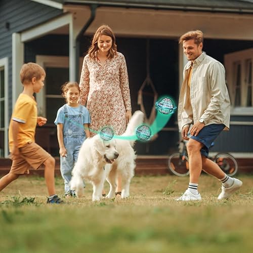 Miniatura 6 de Juguetes de bola de orbe volador de galaxia, bola boomerang mejorada 2024, globo cósmico para niños, adultos, niños y niñas, bola voladora giratoria