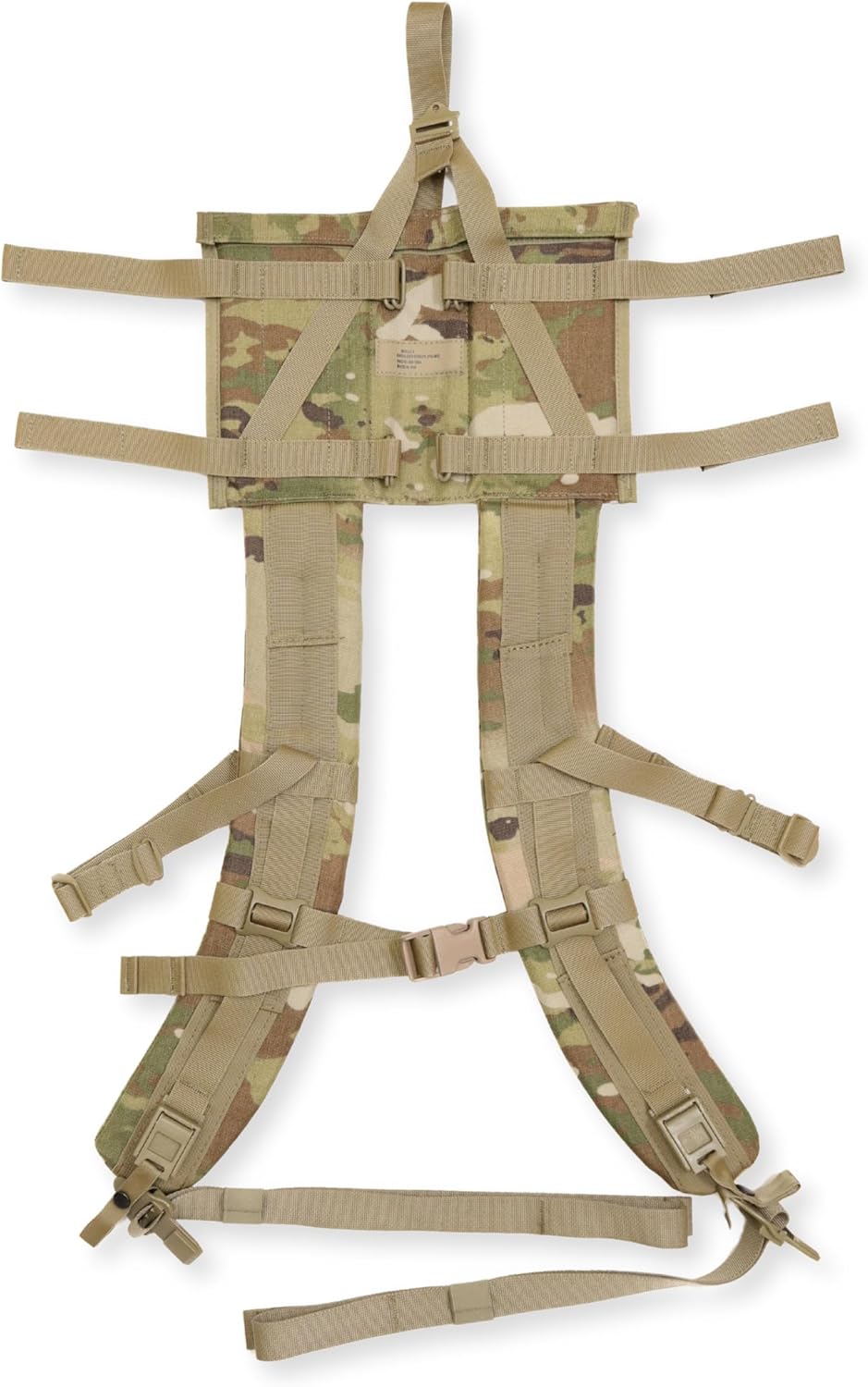 M MCGUIRE GEAR MOLLE II Shoulder Straps — OCP (Multicam), USA Made, Fits Large Rucksack