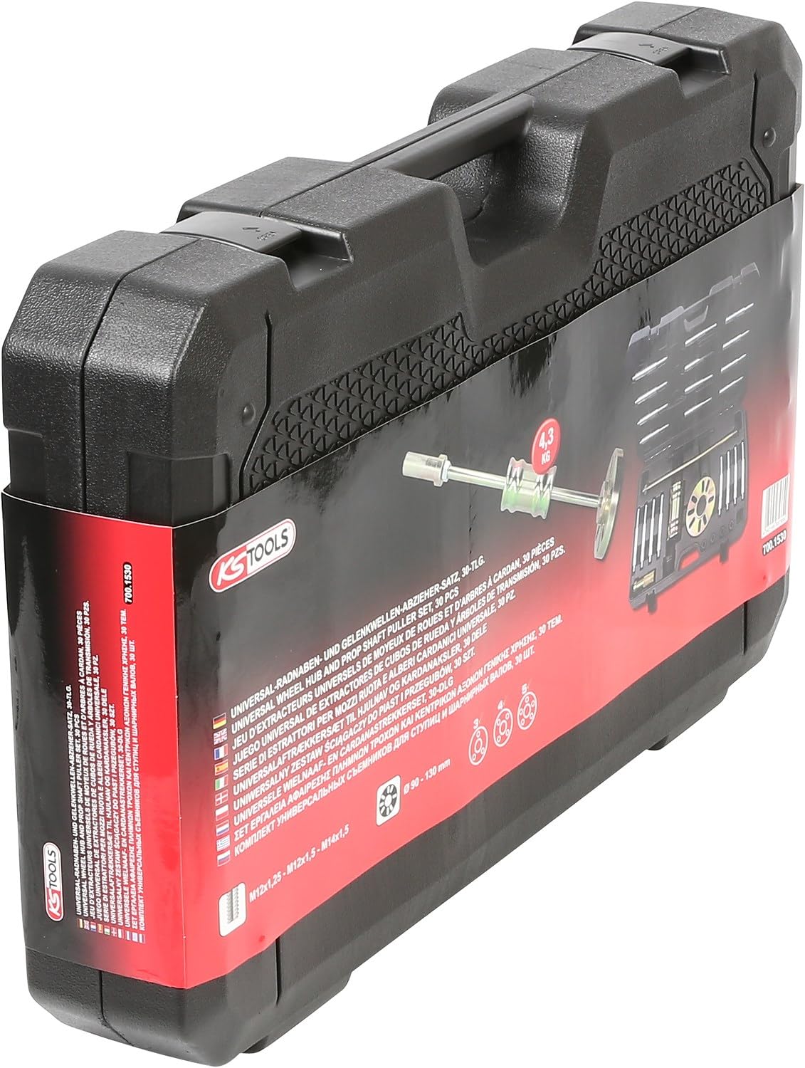 KS Tools 700.1530 Uniwersalny zestaw ściągaczy do piast i przegubów, 30-szt.