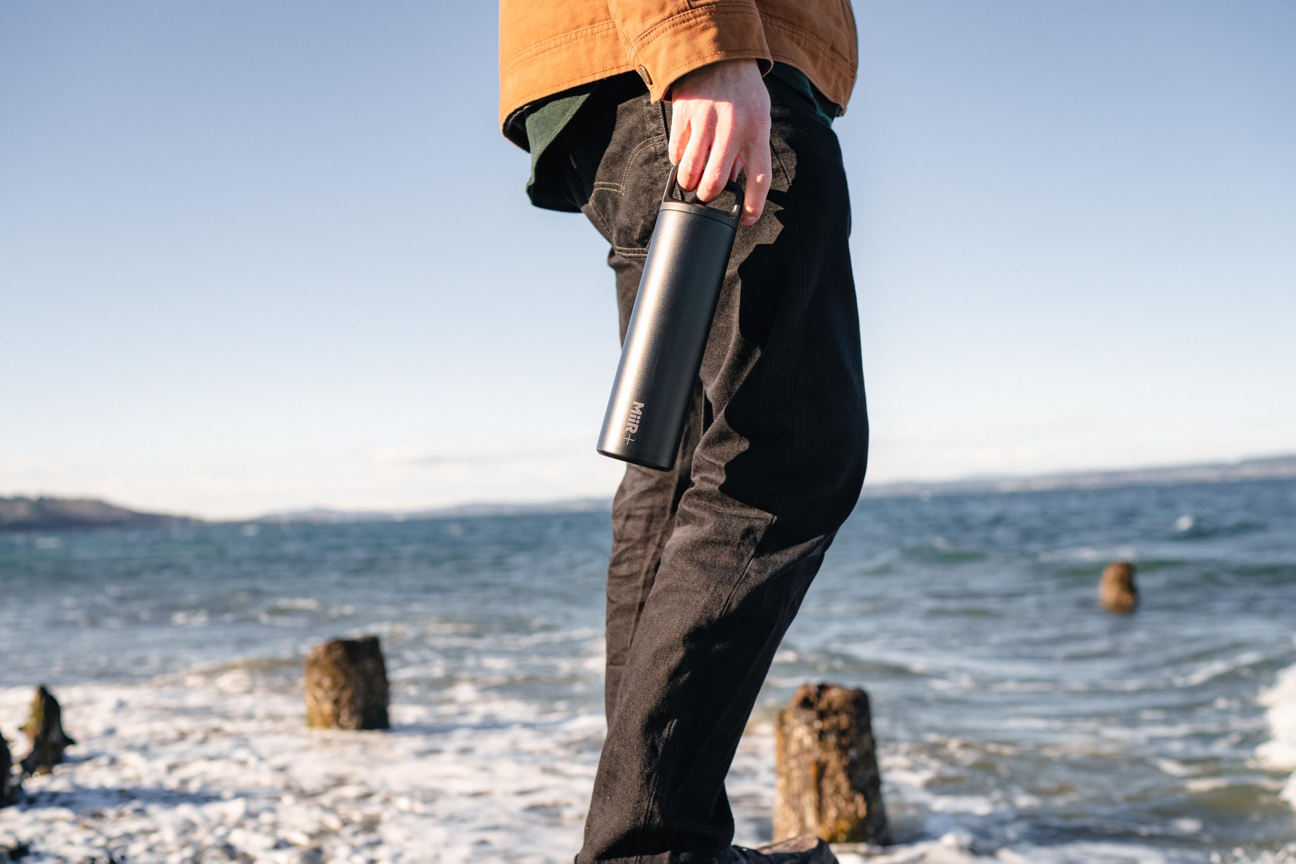 Amazon.com: MiiR, Climate+ Wide Mouth Bottle, Stainless Steel
