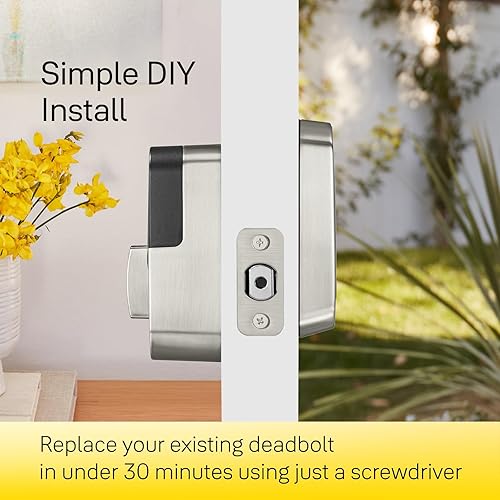 Miniatura 4 de Yale Assure Lock YRD430-F-WF1-0BP - Cerradura de puerta de entrada inteligente sin llave de bronce aceitado con teclado de pantalla táctil conectado