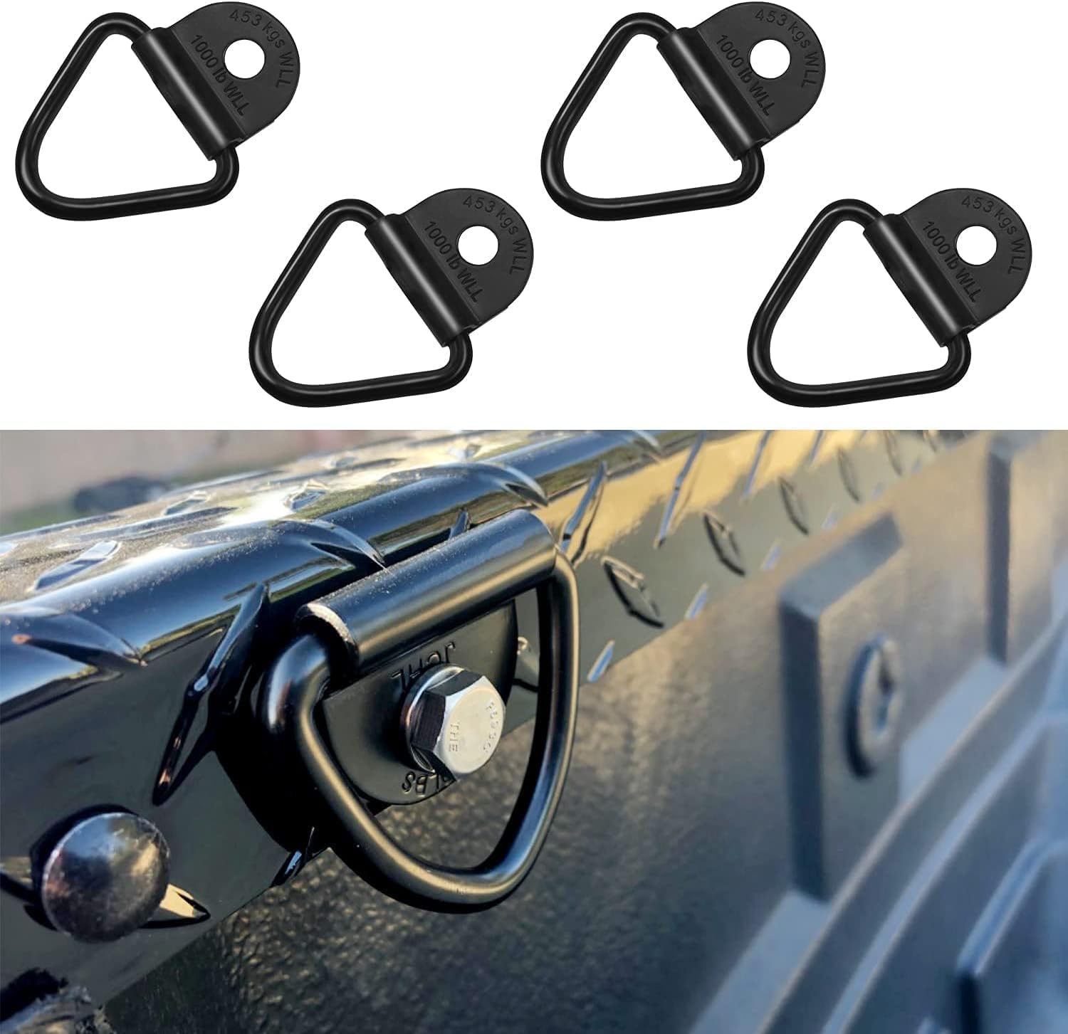 2 Set Truck Bed Rail Mounting Cleats Utili Track Kit Accessories Fits NI S S A N Frontier Titan Black RK-NI-02 0