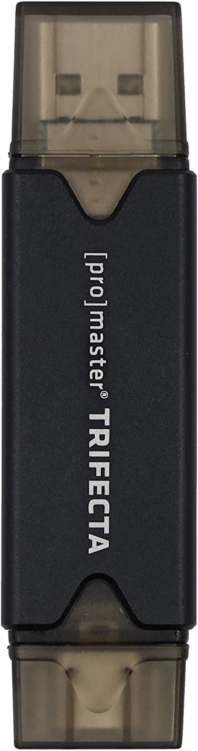 ProMaster Trifecta Card Reader SD & Micro SD, (Model 7962)