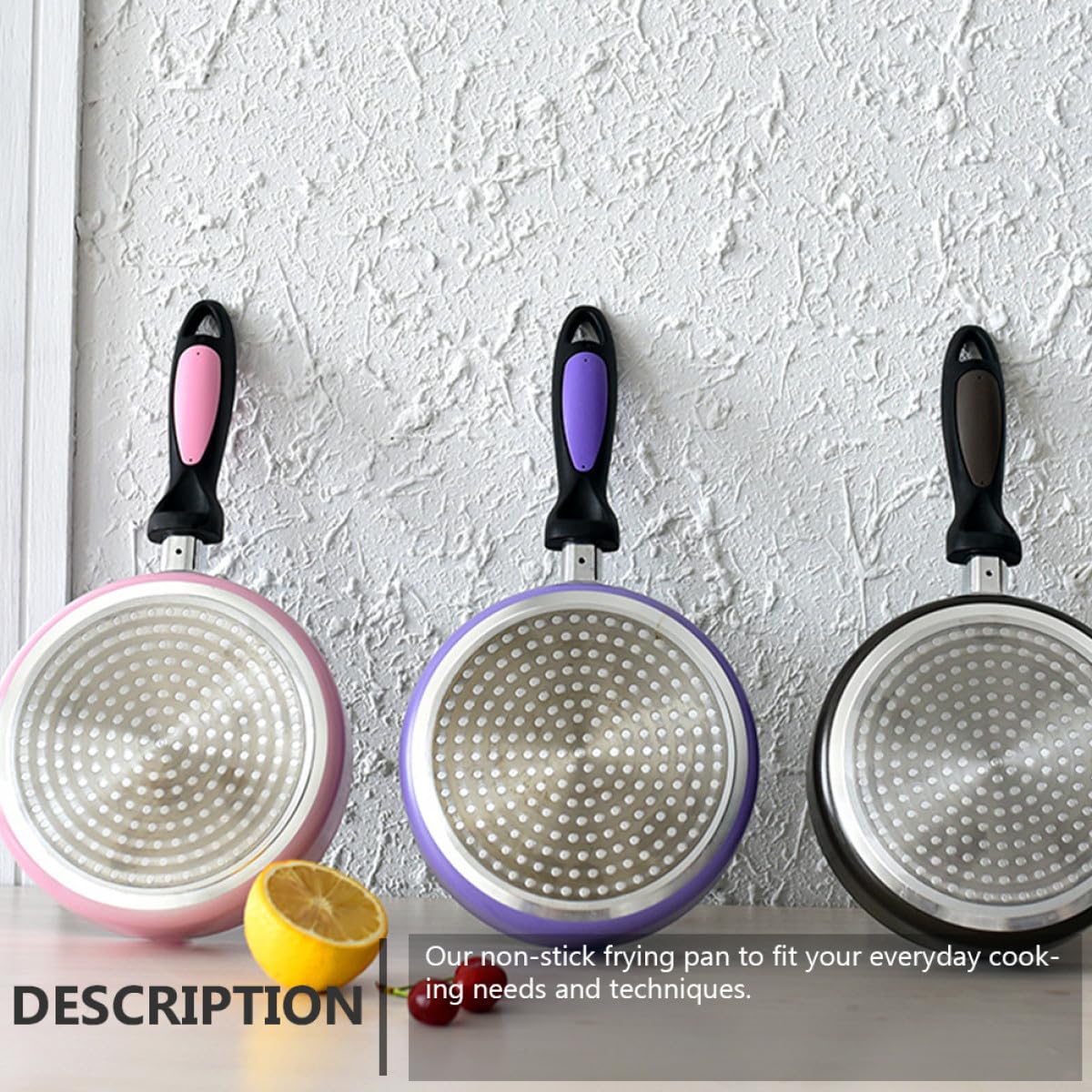 Antihaft Kleiner Pfanne 16cm aus Marmor mit Bakelitgriff Induktions und Gasherd Universalpfanne für Eier und Pfannkuchen Hitzebeständig und Leicht zu Reinigen