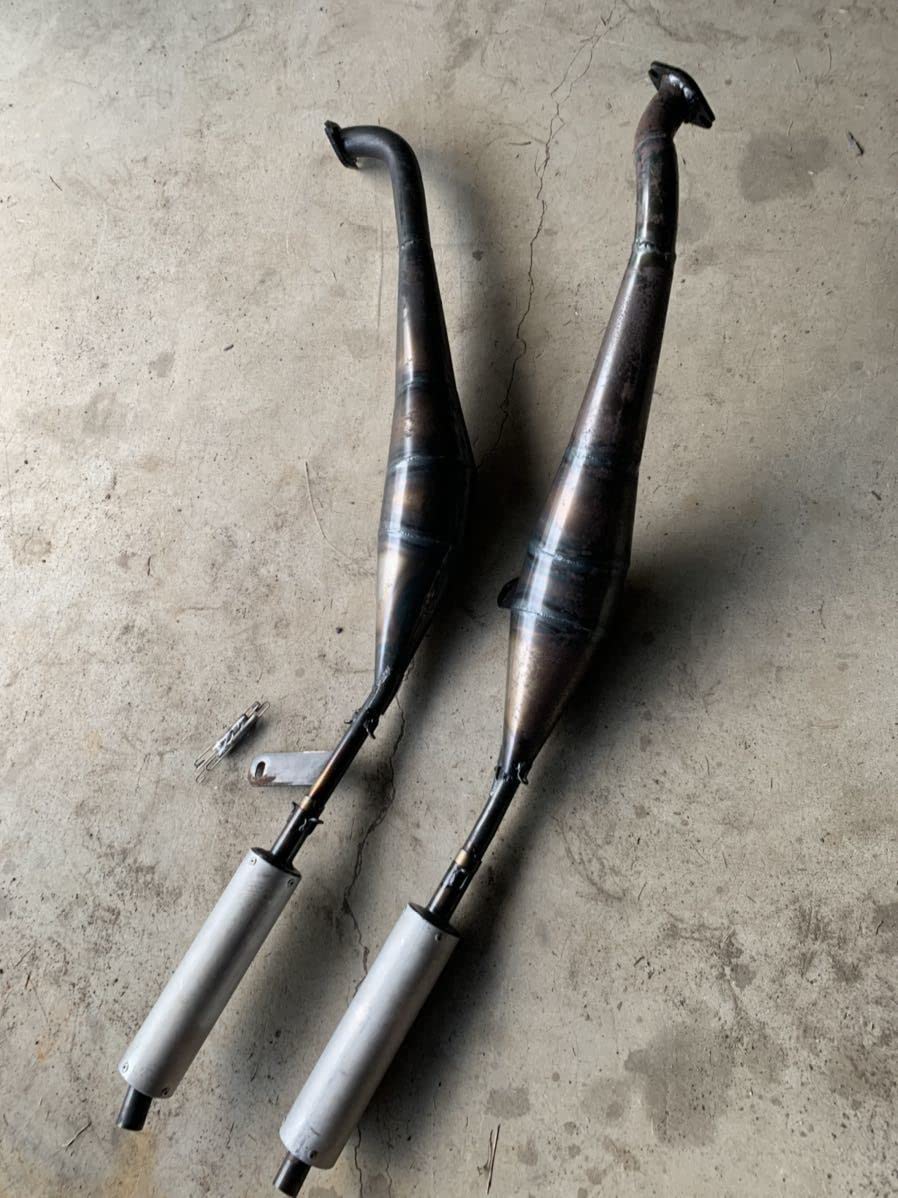 新品】NS250R チャンバー 右2本出し アルファーレーシング製