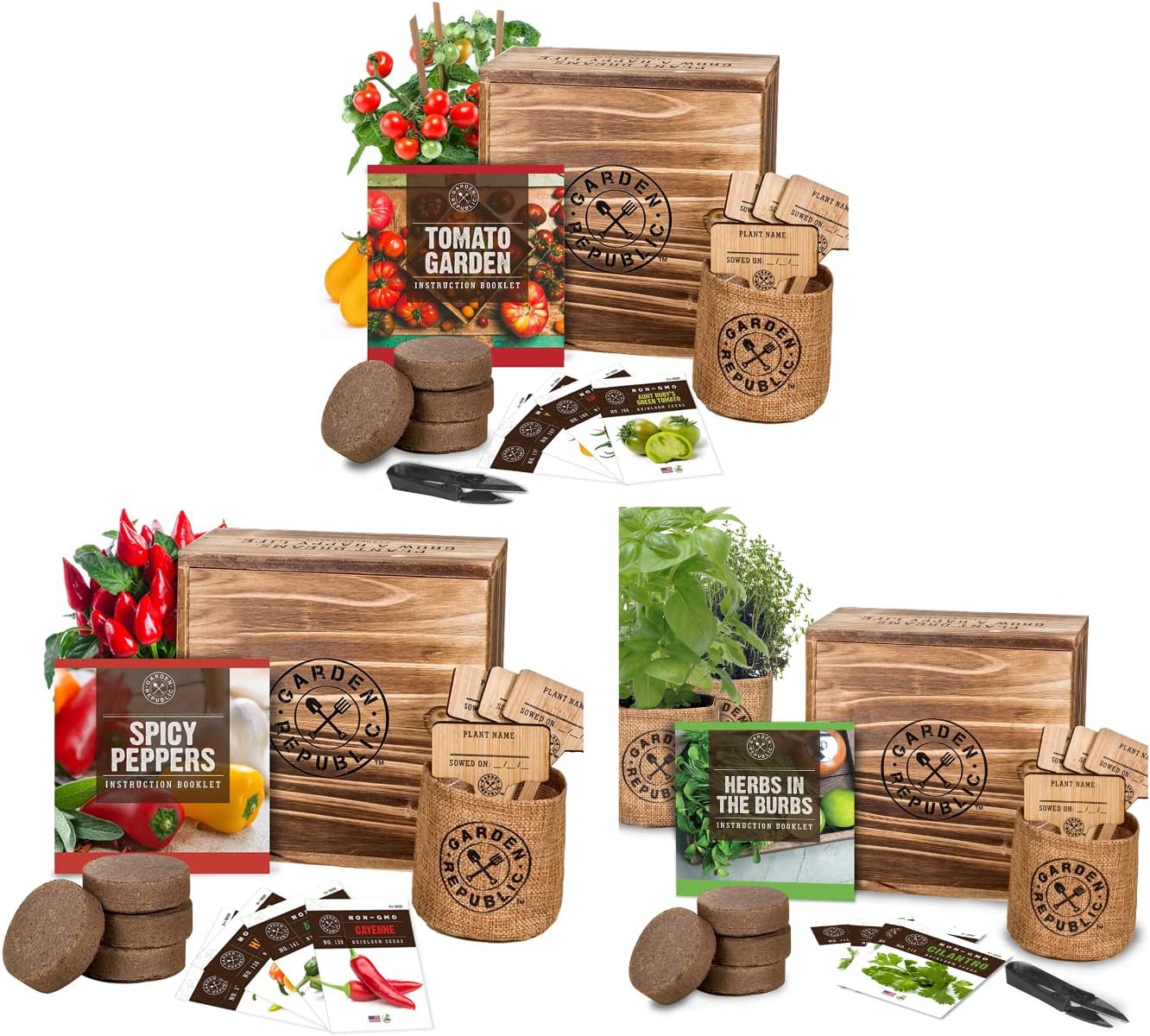 Indoor Herb Garden Starter Kit, Indoor Pepper Seed Starter