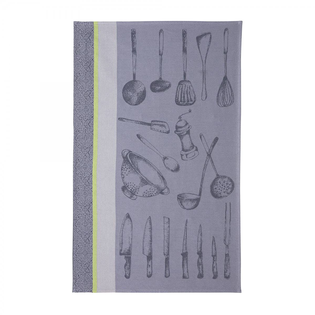 Coucke Strofinaccio In Cotone 100% 50x75 Cm Con Stampa Gabbiani - Morbido E Assorbente