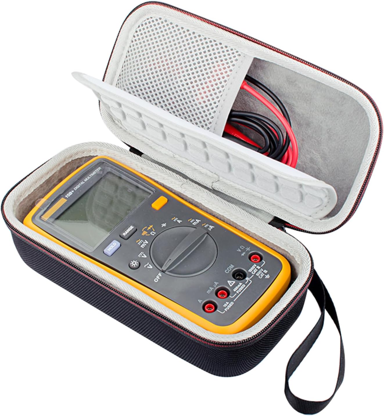Carrying Bag ForFluke F15B+ F17B+ F18B+ Digital Multimeter EVA Case Protector Storage Bag OrganizerBag with Interlayer Carrying Case