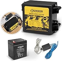 BUNKERINDUST Trailer Brake Breakaway Kit with Charger, LED Display, 12V 5Ah Battery & Switch for Safe Towing
