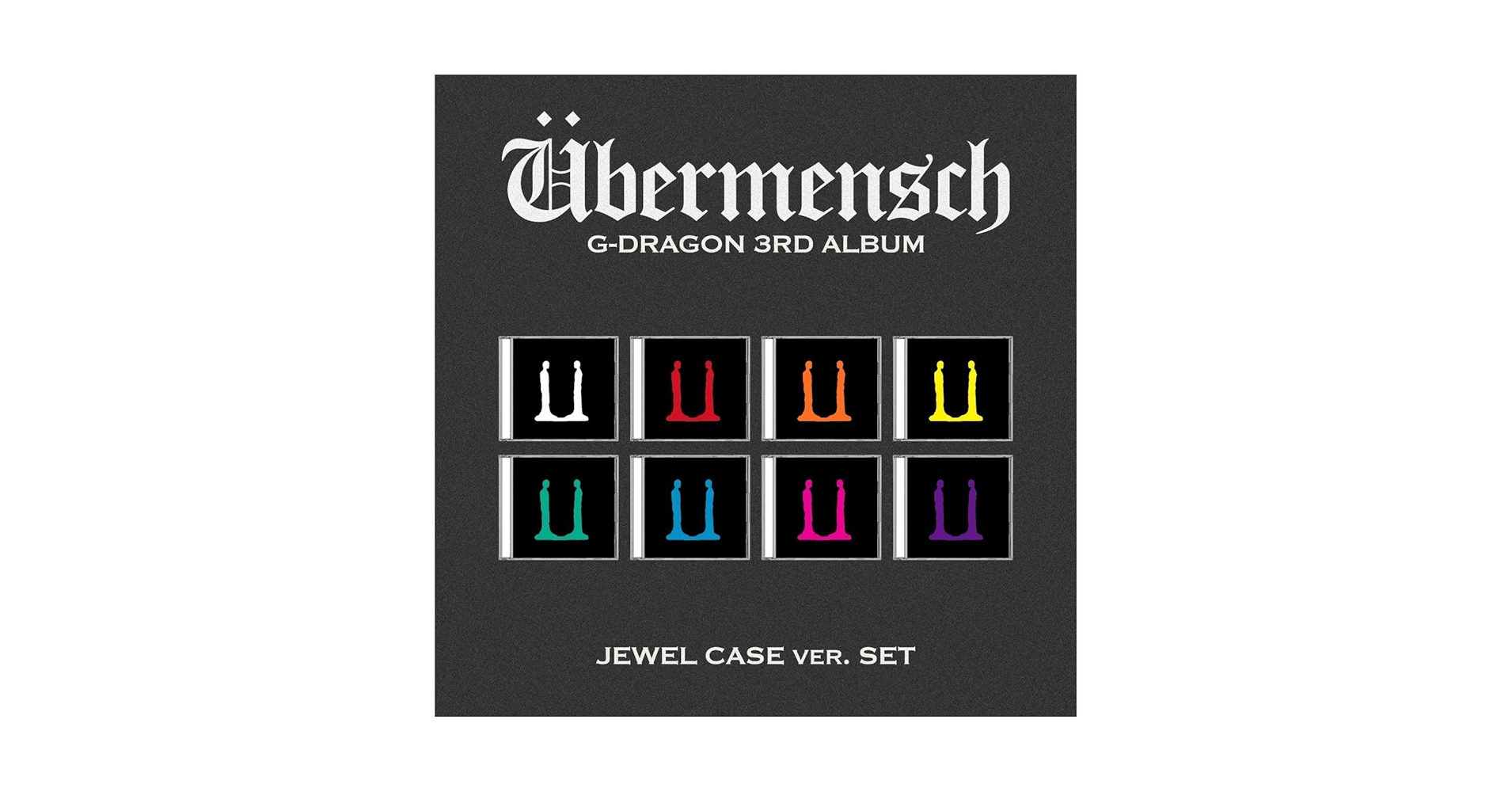 G-DRAGON トレカ　ÜBERMENSCH アルバム　グローバル　USA jp.ktown4u.com : G-DRAGON - 正規アルバム3集 [Übermensch