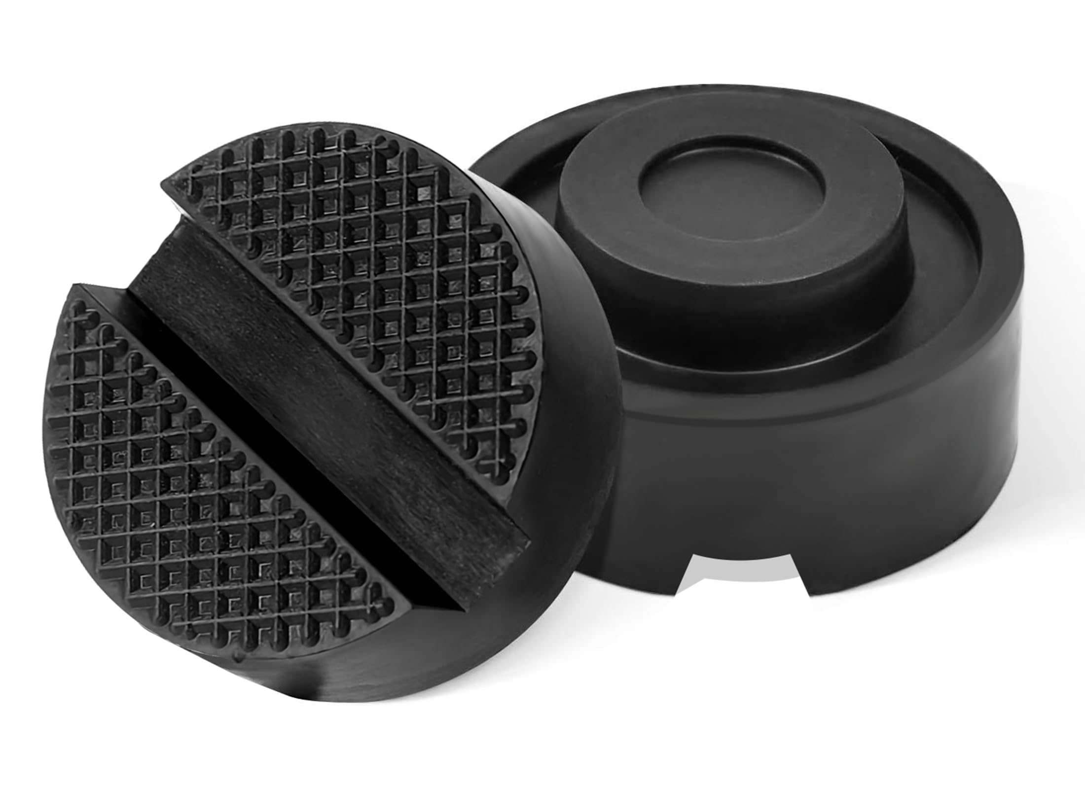 2 Stück Auto Wagenheber Gummiauflage, Maximale Tragfähigkeit 5t, Universal Gummi Wagenheber Pad für Hebebühnen