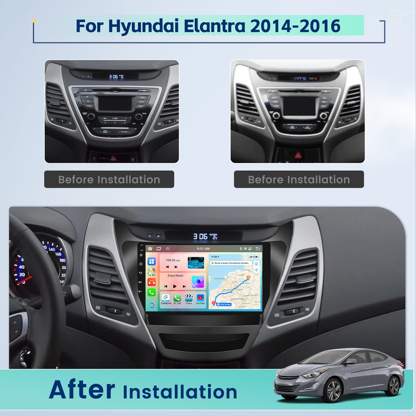 Hyundai Elantra 2014-2016 OEM 16