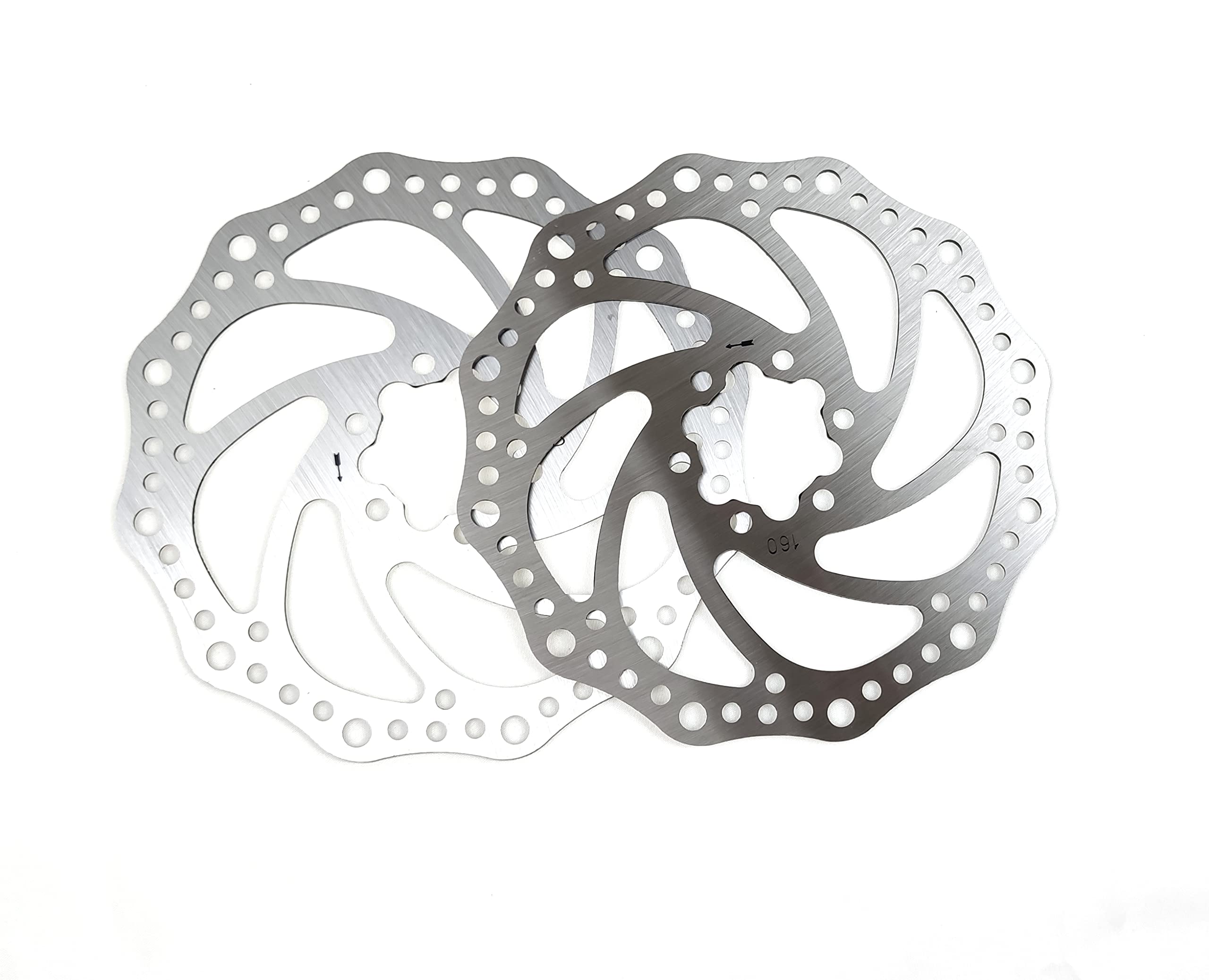 Disco Freno MTB 160 mm 2 Pezzi Rotori Dischi Freno Freno Disco Per Bicicletta con 12 Viti