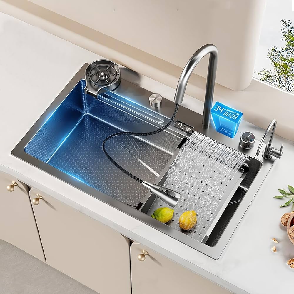 Amazon | シンク流し台流し台 キッチンスロップシンク 深型