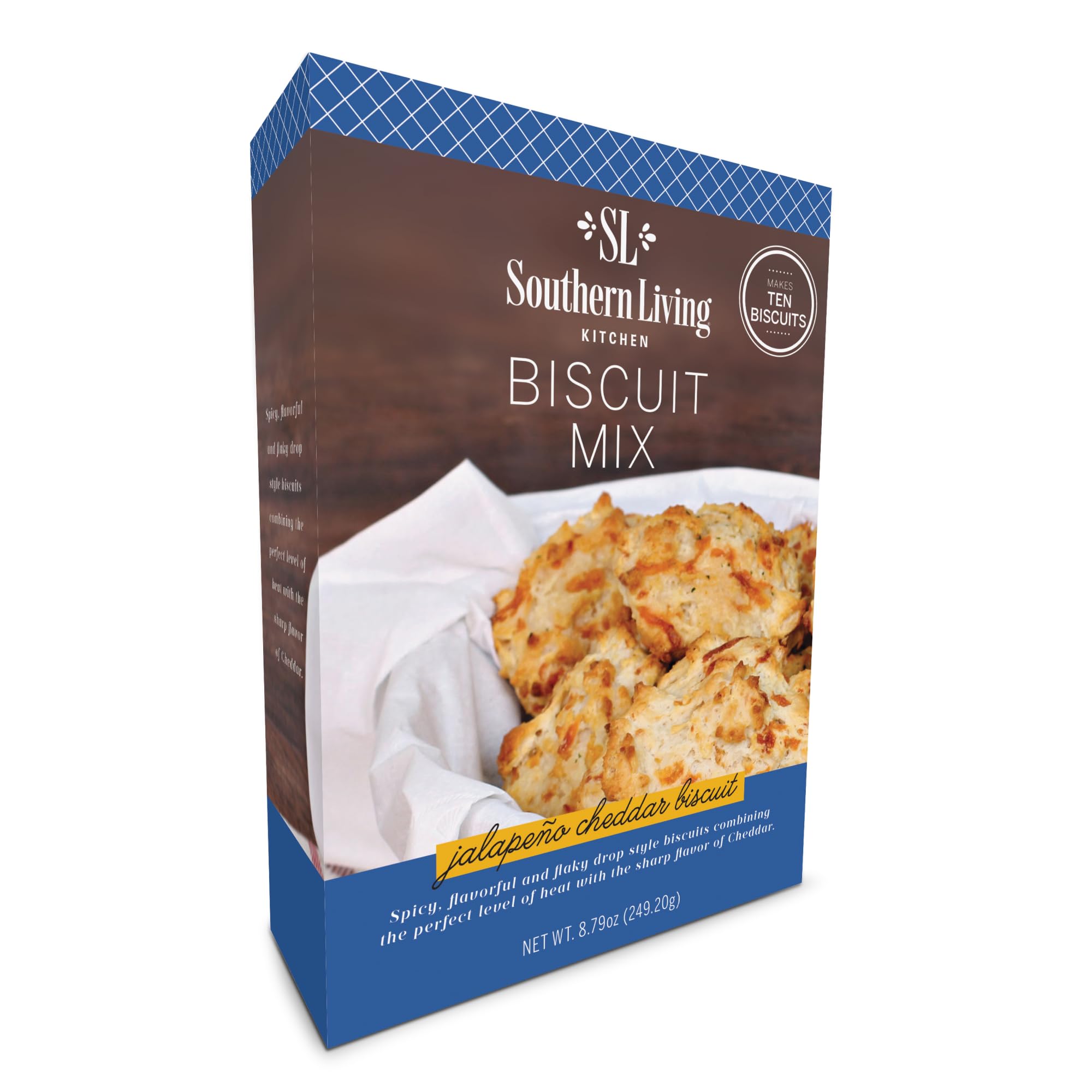 Southern LivingGourmet Jalapeno Cheddar Biscuit Mix, Easy-to-Bake Delight, Dinner Biscuits, Breakfast Biscuits, Baking Mix, Pantry Staple, Makes 10 Biscuits