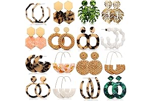 Los aretetes de playa perfectos: 16 pares de pendientes de acrílico de...