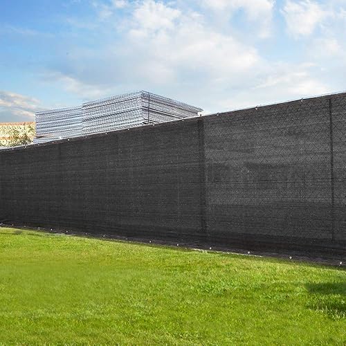 Miniatura 1 de ZXMOTO Pantalla de valla de privacidad de 50 x 8 pies, malla comercial, cubierta de red de malla residencial, color negro
