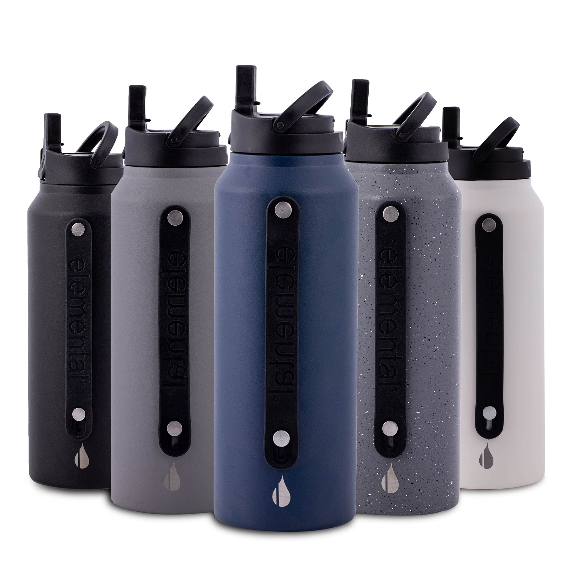 Buy Elemental Iconic Insulated Water Bottle 32 oz with Flipopen Sports