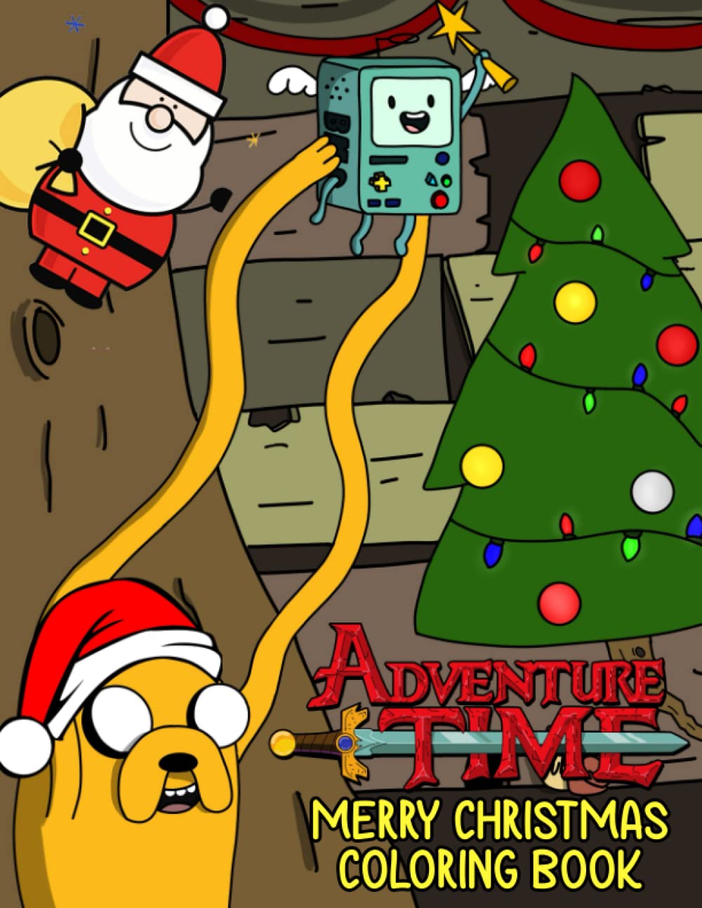 Buy Adventure Time Christmas Coloring Book: OFFICIAL Christmas ...