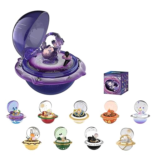 POP MART Romantic Ring Box Series 3 Scene Sets, Romantic Ring Blind Box Figures, Random Design Action Figures Collectible Toys Home Decorations, Holiday Birthday Gifts for Boys and Girls, Single Box - Romantic Ring Box Series 3 Scene Sets - Single Box
