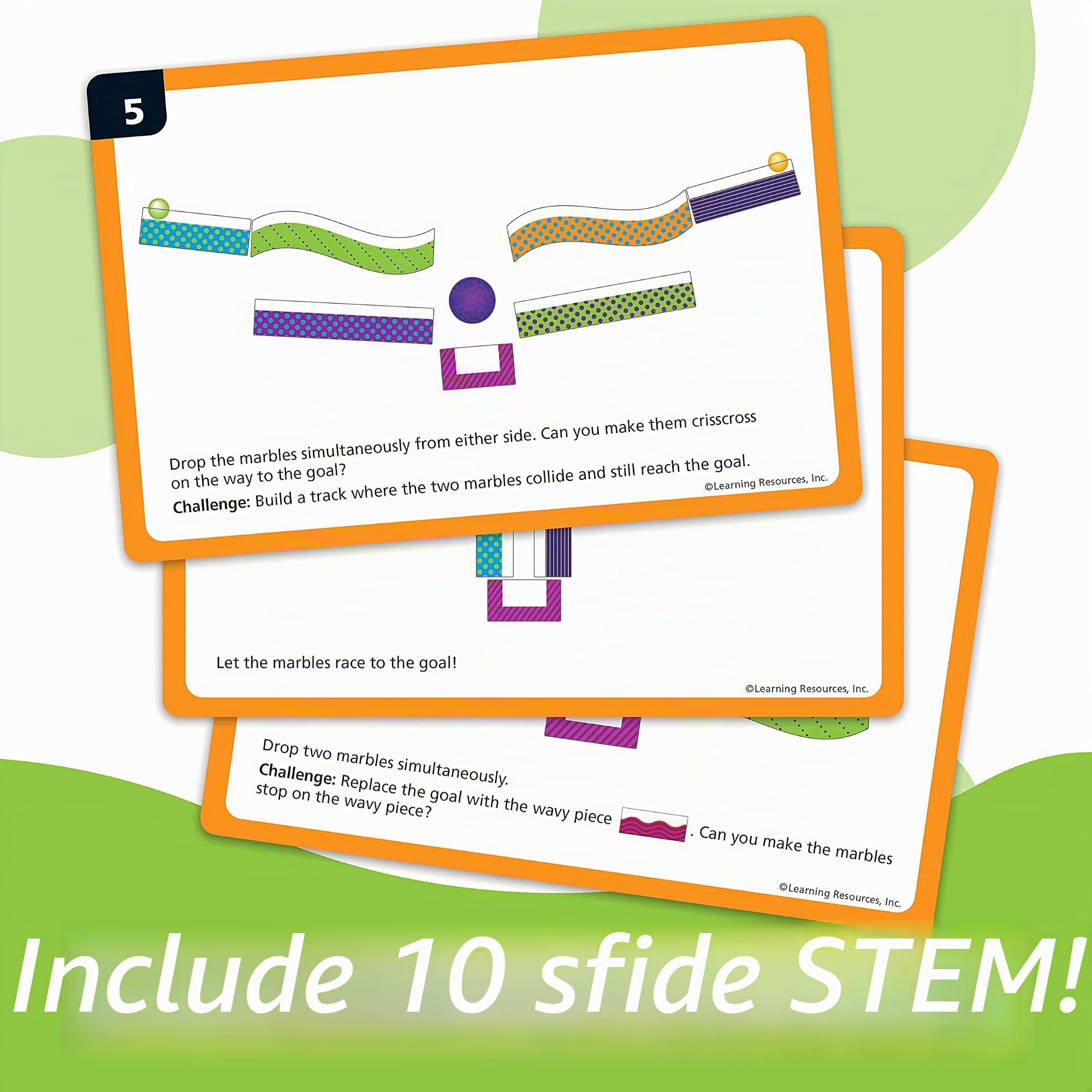 Learning Resources Pista per biglie Magnetica Tumble Trax