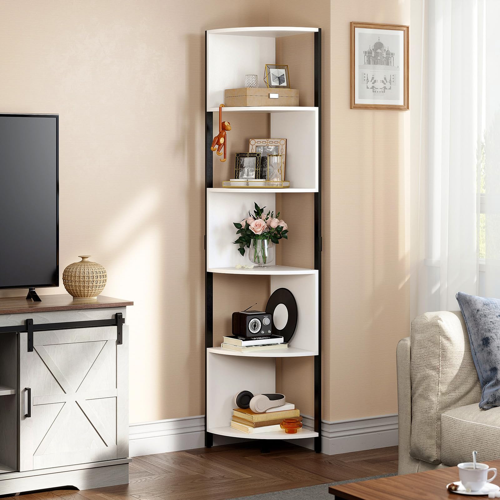 Amazon.com: YITAHOME 6-Tier Corner Shelf, 68.8