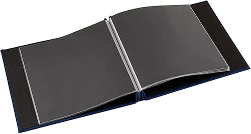 Vista 2 de Paquete de 6: Álbum de recortes de tela por Recollections®, 8 "; x 8"; Azul marino