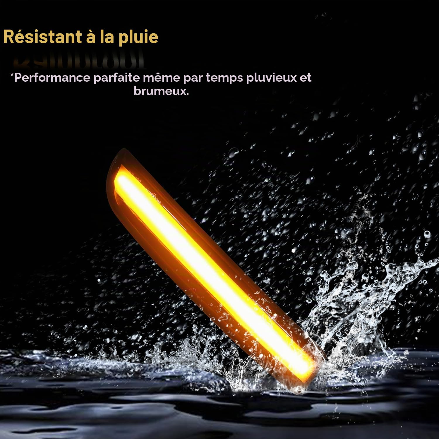 WinPower LED Clignotant Rétroviseur Latéral compatible avec Kuga Escape Ecosport Focus MK3, 2 Pcs
