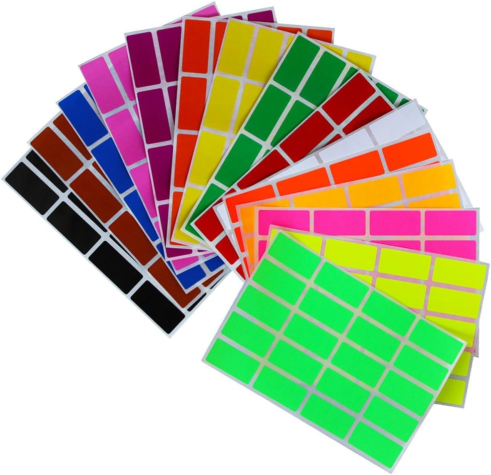 colored file folder labels