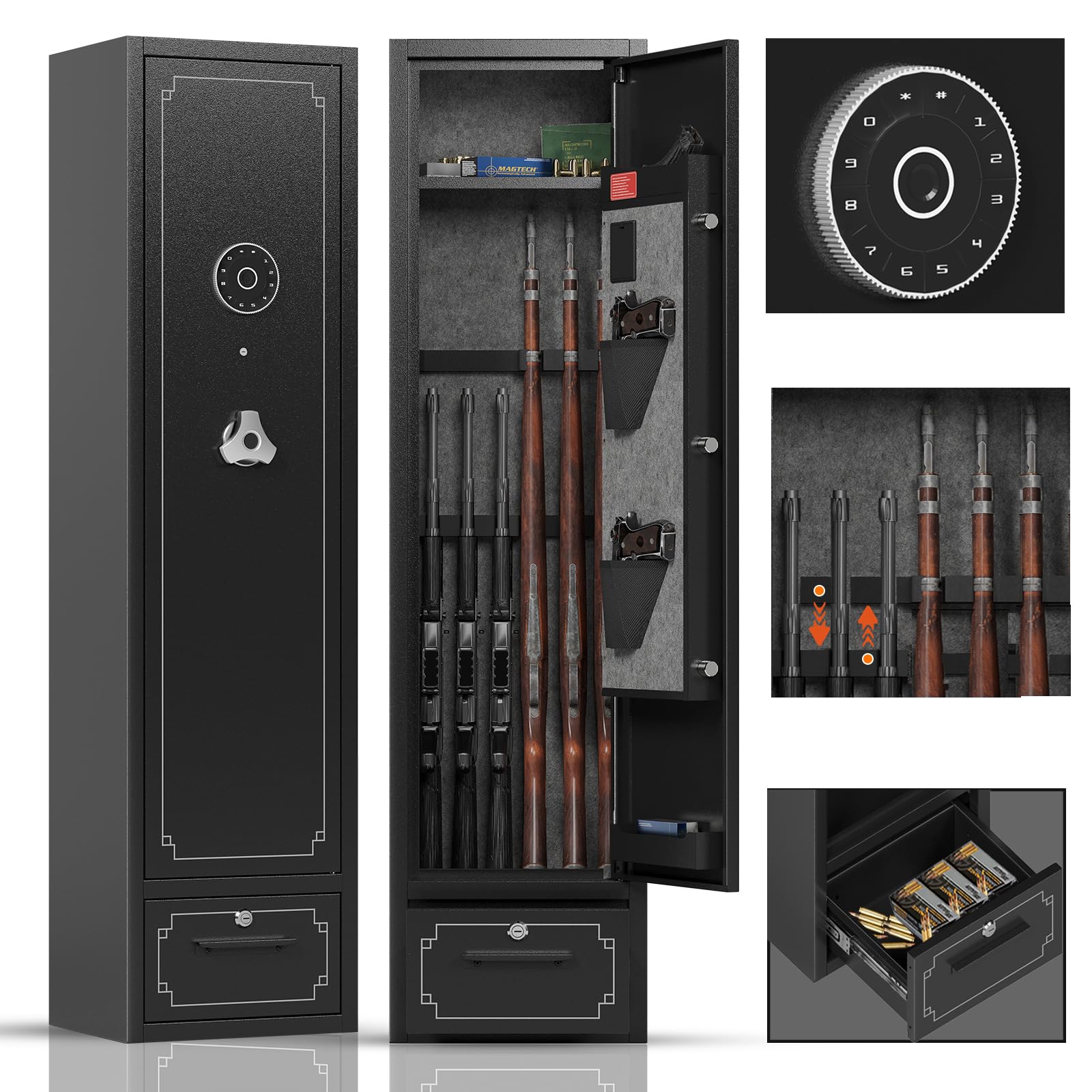 Buy SAPITAL 6 Safe, Safes for Home and Pistols, Safe,