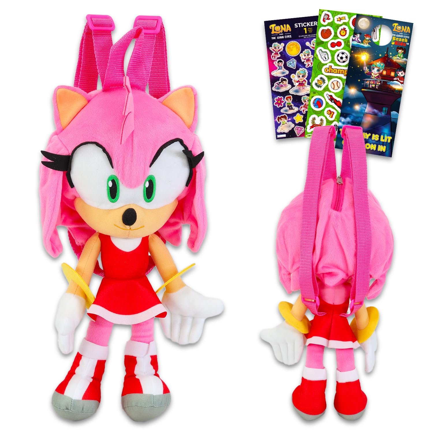 Sonic Prime KNUCKLES \u0026 AMY Collectible Figures 2 Pack, image size:1500x1500