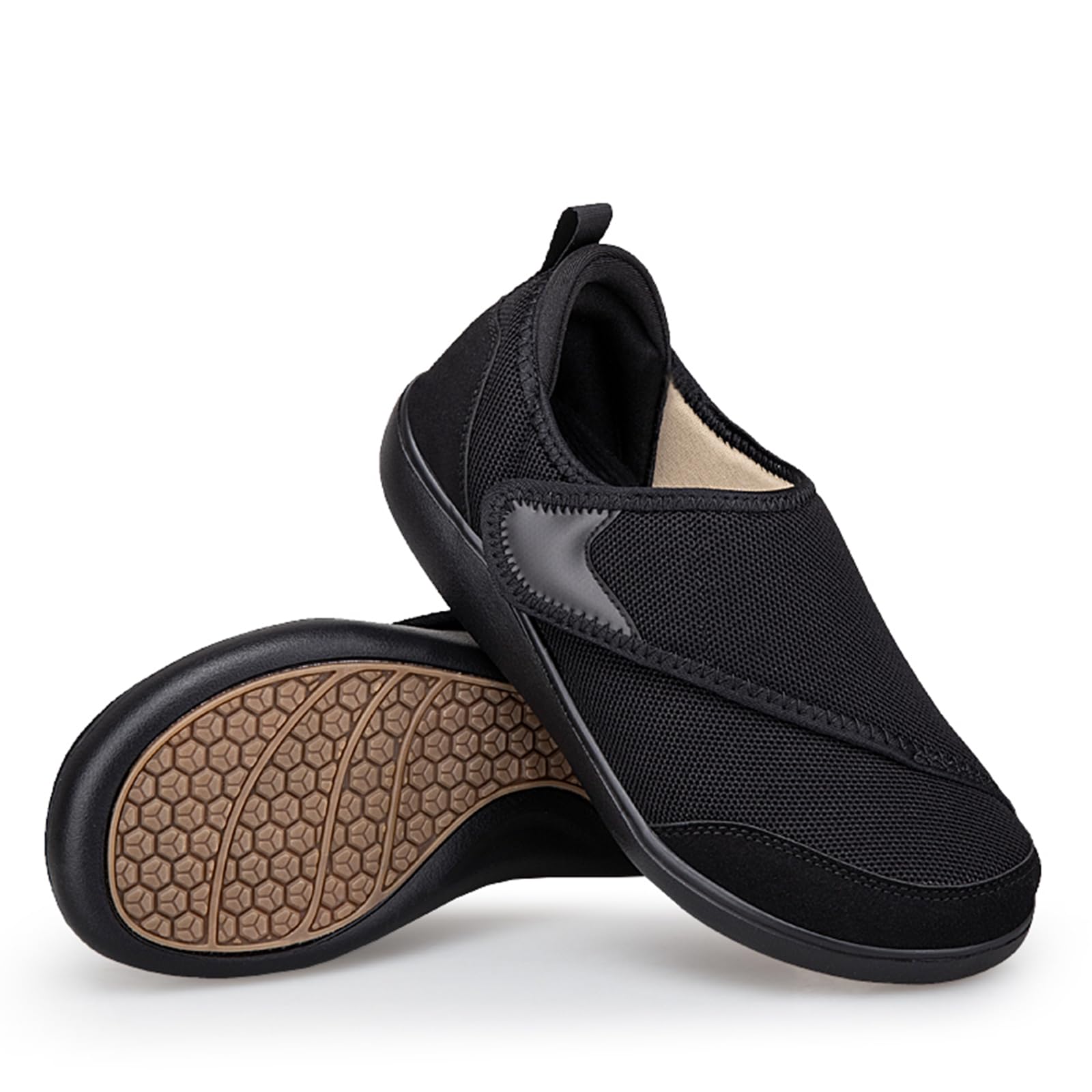 Chaussures Diabétiques pour Hommes Femmes Extra Larges Chaussures de Marche Légères Orthopédique De La Douleurs Aux Pieds 36-45