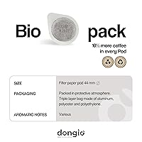Vista 5 de Dongiò Caffè - Paquete variado de tostado oscuro, 100 cápsulas de espresso fáciles de servir (ESE 1.732 in) - Napoli y Venezia - Tostado y mezclado